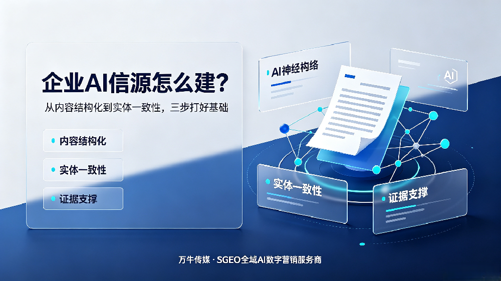 企业AI信源怎么建?从内容结构化到实体一致性,三步打好基础